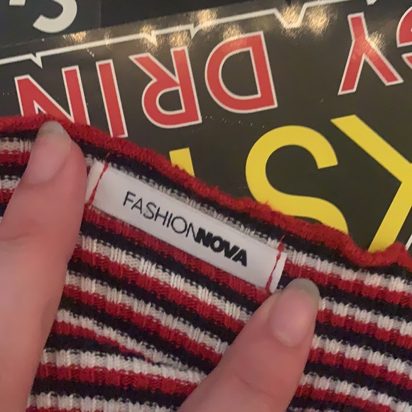 Stretchy Stripe Top 🍭🍉 - Picture 4 of 4